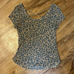 Cheetah print top